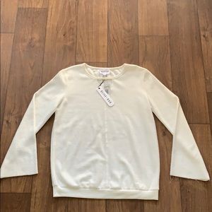 Olive & Oak White Small Long Sleeve Shirt Top